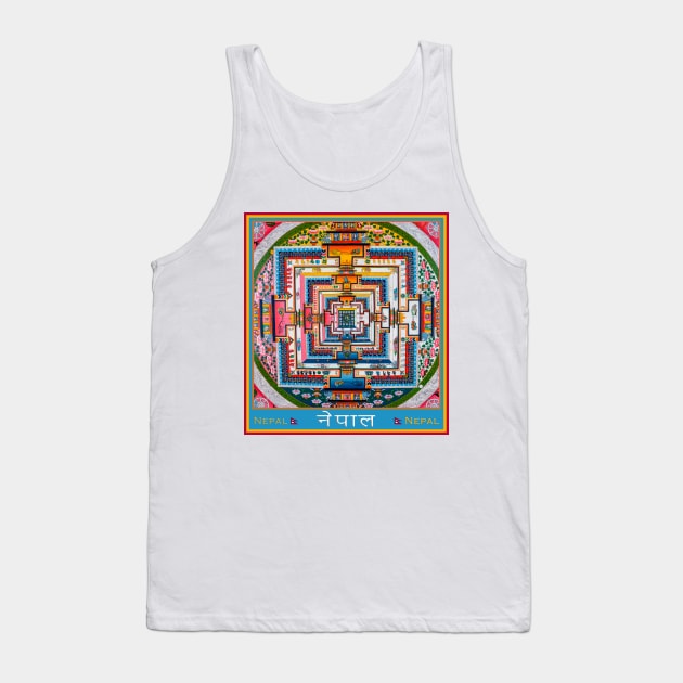 Mandala, Nepal Tank Top by geoffshoults